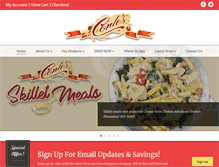 Tablet Screenshot of contespasta.com